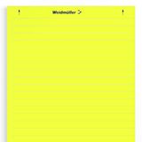 LaserMark, Device markers, 12 x 202 mm, yellow