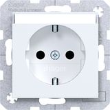 SCHUKO wall socket, text-type, Safety Plus, plug-in type, A.x/C.x white size