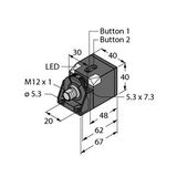 Ultrasonic Sensor Diffuse Mode Sensor   RU200-CK40-2UN8X2T-H1151