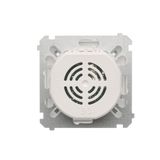 Double equipontential socket, white