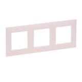 3-GANG PLATE OLD PINK