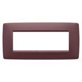ONE PLATE - IN PAINTED TECHNOPOLYMER - 6 MODULES - TUSCAN RED - CHORUSMART