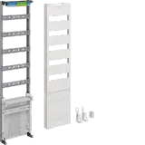 Distribution panel, univers Z, height 1050mm, 5-row, 1-field, with APZ below