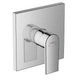 Vernis Shape built-in shower mixer, surface-mounted, chrome