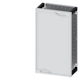 Installation kit, perforated mounting panel H=450 mm, W=250 mm incl. front cover