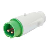 Straight Plug 3P 16A IP44 Green 4H
