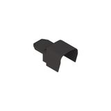 Technopolymer closed protection. Colour: black.