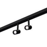 ADJUSTABLE HEADLIGHT MAGNETIC SYSTEM KARO 2 BLACK LED 3000K 12W 960LM