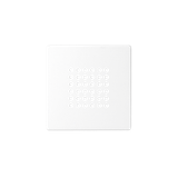 Cover for loudspeaker and buzzer, white