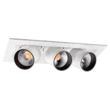 JUNISTAR TUBE SQUARE VALKOINEN 3X 3000K