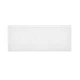 Touch panel 3 modules, Modul 1: 2 horizontal touch fields, Module 2: 1 touch field, Module 3: 2 vertical touch fields, Fixing: horizontal, White pearl