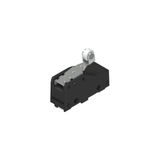 Microswitch with short roller lever