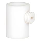 10pcs Cord Grip Straight White M10 Female Thread