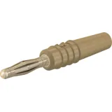2 mm plug, solder connection, 0.5 mm², brown, 22.2618-27