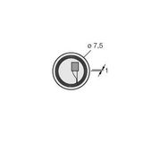 HF Tag   TW-R7.5-B128  100 PCS