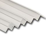 Ceiling aluminum profile AK for plasterboard, 35x45mm, clear diff., 1m