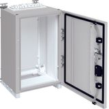 Steel encl., Univers, 500x300x275 mm