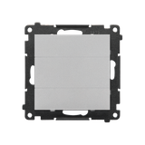 Blind element with metal support, (module), matt aluminum