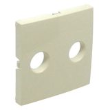 C.PLAT F/SCREW TERM LOUDSPEAKER SOCKET IVORY