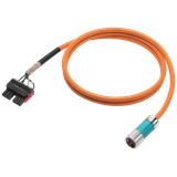 Power cable pre-assembled TYPE 6FX5002-5CS06 4X1,5 C, CONN. FULL THREAD...6FX5002-5CS06-1AE0