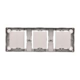 Switch with motion sensor and relay for commercial buildings, Silver matt, metalic