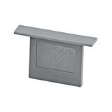 TRACK ON 3-Phases recessed end cap silver (1 pcs)