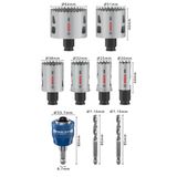 PRO Multi Material Power Change Plus Hole Saw Set - Blow Mould Case