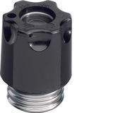 Fuse-carrier DII E27 25A plastic sealable with voltage testing whole