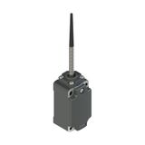 Position switch, coil spring with plastic point
