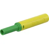 4 mm socket, screw connection, 2.5 mm², mounting Ø 9.6 mm, CAT II/CAT III, yellow/green, 66.2054-20