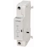T3-2-8400/E Reversing switches, T3, 32 A, flush mounting, 2 contact unit(s), Contacts: 4, 45 °, maintained, With 0 (Off) position, 1-0-2, Design number 8400
