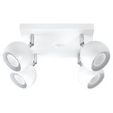 CEILING LAMP OCULARE 4 WHITE GU10 4X40W IP20