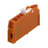 Printed circuit board terminals, Thin-element technology, Spacer, green, Number of poles: 1