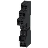Plug-in base for mounting, safe separation plug-in terminal (push in)