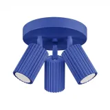 Ceiling lamp KARBON 3P ultramarine