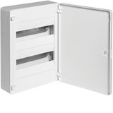 Small distributor,golf,surface,2row,IP40,24M,MS-terminal,PE,white door