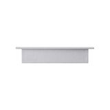 End cap without hole for AI, silver color, 1pc
