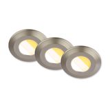 Nachhaltige Ultraflache LED Einbauleuchten 3er-Set