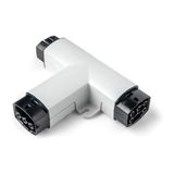 Coupler 5-pole 25A socket, dark grey