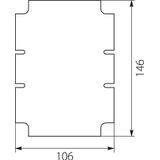 PM 2 METAL mounting plate
