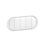 5 COMPACT ROCKERS WHITE