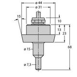 Flow Monitoring Immersion Sensor without Integrated Processor   FCS-DN25A4-NA/D100