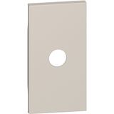 Cover plate LivingNow TV 2-module sand