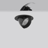 GOLAS mini, 20 W, 2150 lm, 927, black, on/off Recessed projectors, D 1