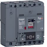 Moulded Case Circuit Breaker h3+ P160 Energy 4P4D N0-50-100% 40A 40kA