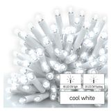 Profi LED intercon. chain, flashing, white – icicles, 3 m, outdoor, cool white