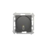 Electronic bell, black matt