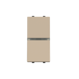 N2102.51 CV Switch 2-way, SP with indicator LED - 1M - Champagne
