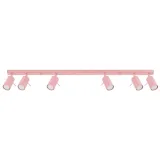Ceiling lamp RING 6L pink
