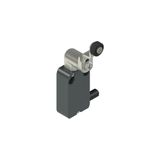 Modular prewired switch with adjustable shaped metal revolving lever diam. 14 roller